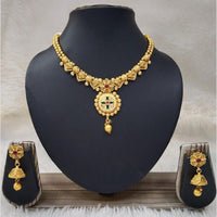 Manisha Jewellery  Royal Roots Pota Stone Necklace Set