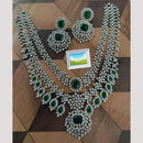 Manisha Jewellery Diamond Dreams Exquisite American Diamonds Necklace Set