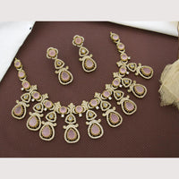 Manisha Jewellery Sparkling Austrian Diamond Look Necklace Set