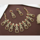Manisha Jewellery Sparkling Austrian Diamond Look Necklace Set
