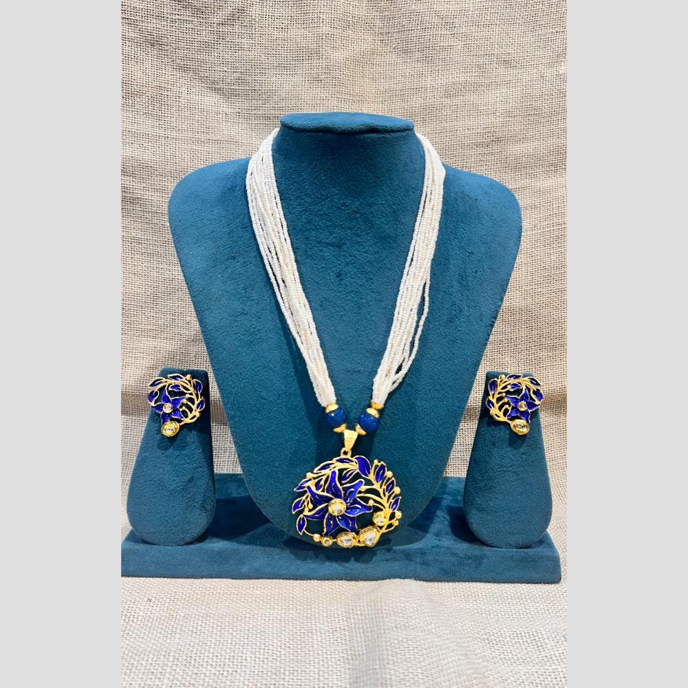 Manisha Jewellery Tradition in Trend Pearl Meenakari Necklace Set