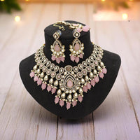Manisha Jewellery Kundan and Beads Necklace Set