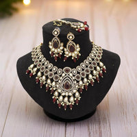 Manisha Jewellery Kundan and Beads Necklace Set