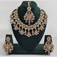 Manisha Jewellery Kundan and Pearl Necklace Set