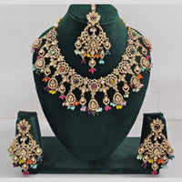 Manisha Jewellery Kundan and Pearl Necklace Set