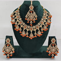 Manisha Jewellery Kundan and Pearl Necklace Set