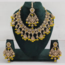 Manisha Jewellery Kundan and Pearl Necklace Set