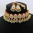 Manisha Jewellery Kundan and Pearls Choker Necklace Set