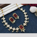 Manisha Jewellery Kundan and Pearl Necklace Set