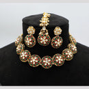 Manisha Jewellery Kundan and Pearl Choker Necklace Set