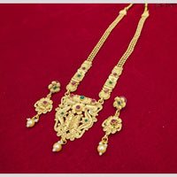 Manisha Jewellery Pota Stone Long Necklace Set