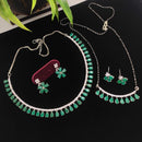 Manisha Jewellery Crystal Stone Necklace Combo Set