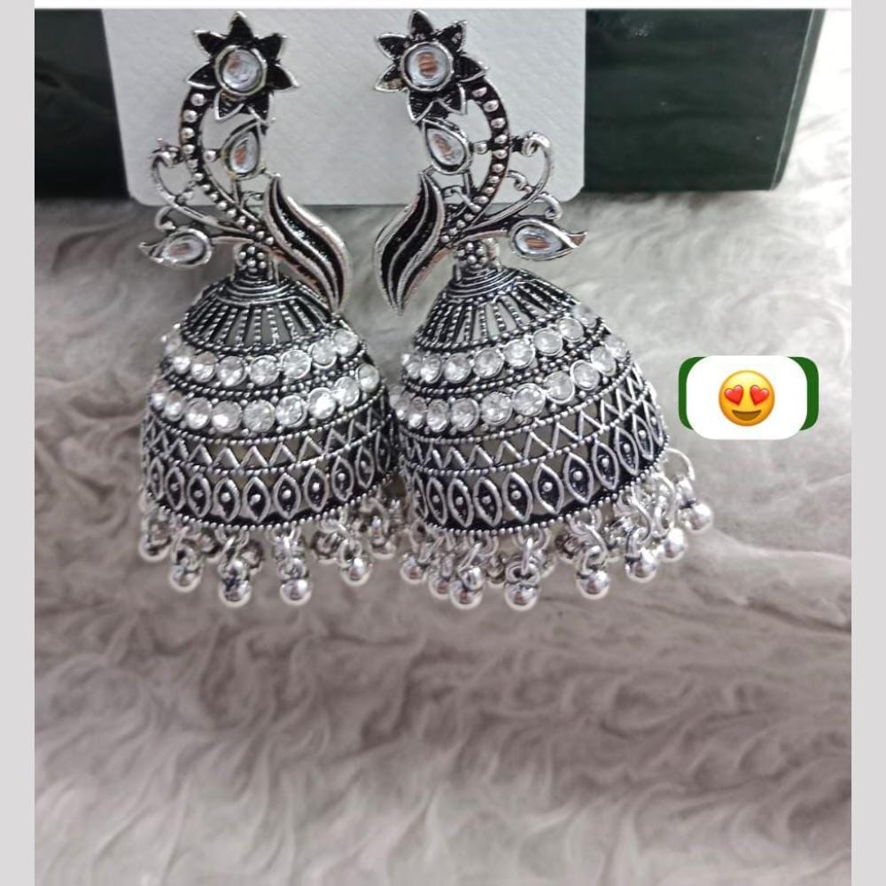 Manisha Jewellery Antique Jhumka Earrings with Mini Bells Drops