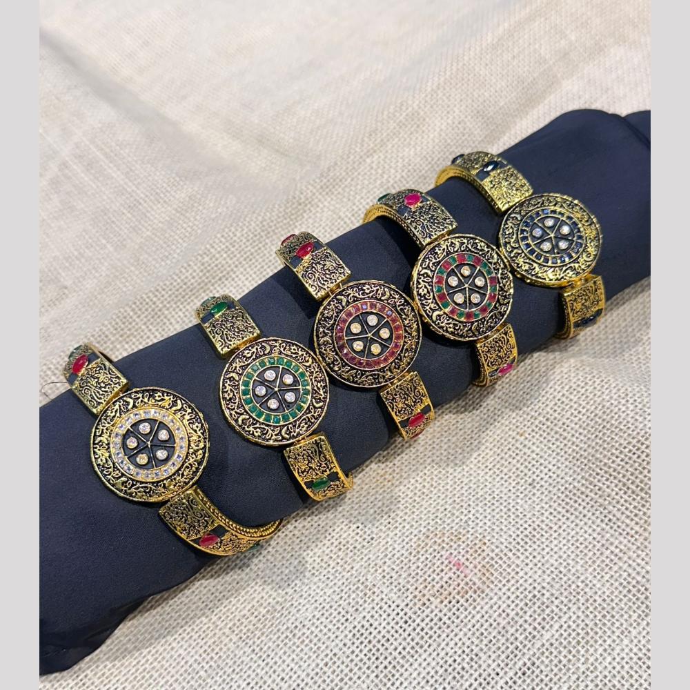 Manisha Jewellery Ethic Look Pota Stone Bracelets (Single Piece Only)