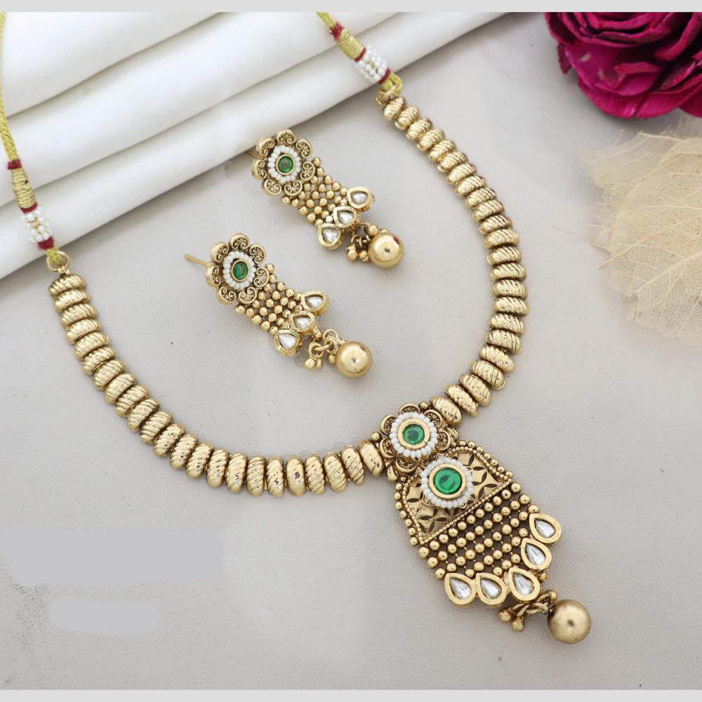 Manisha Jewellery Timeless Kundan and Pearl Necklace Set