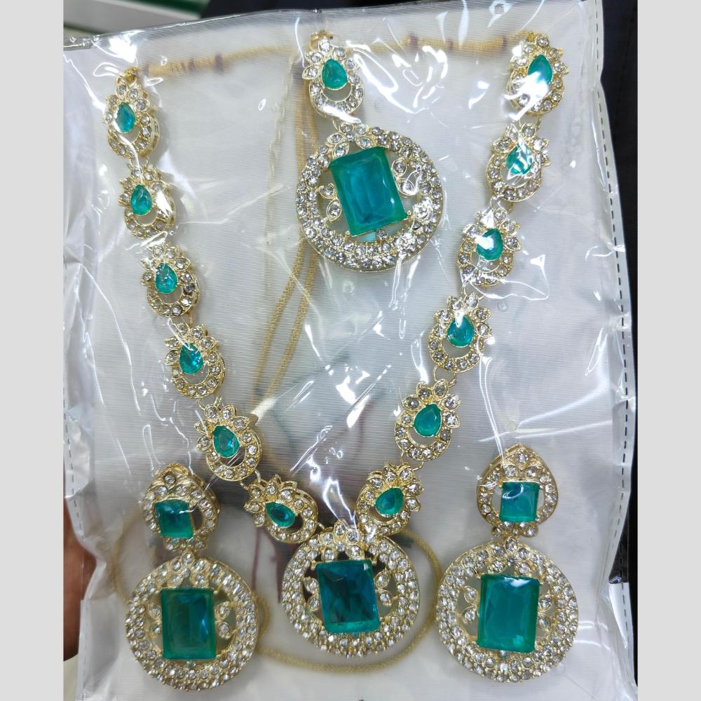 Manisha Jewellery Elegant Austrian Crystal Necklace Set for Women