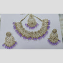 Manisha Jewellery Ethnic Necklace Set with Austrian Stones and Bead Detailing
