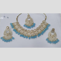 Manisha Jewellery Ethnic Necklace Set with Austrian Stones and Bead Detailing