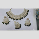 Manisha Premium Austrian Stone Necklace Set with Hand-Strung Beads