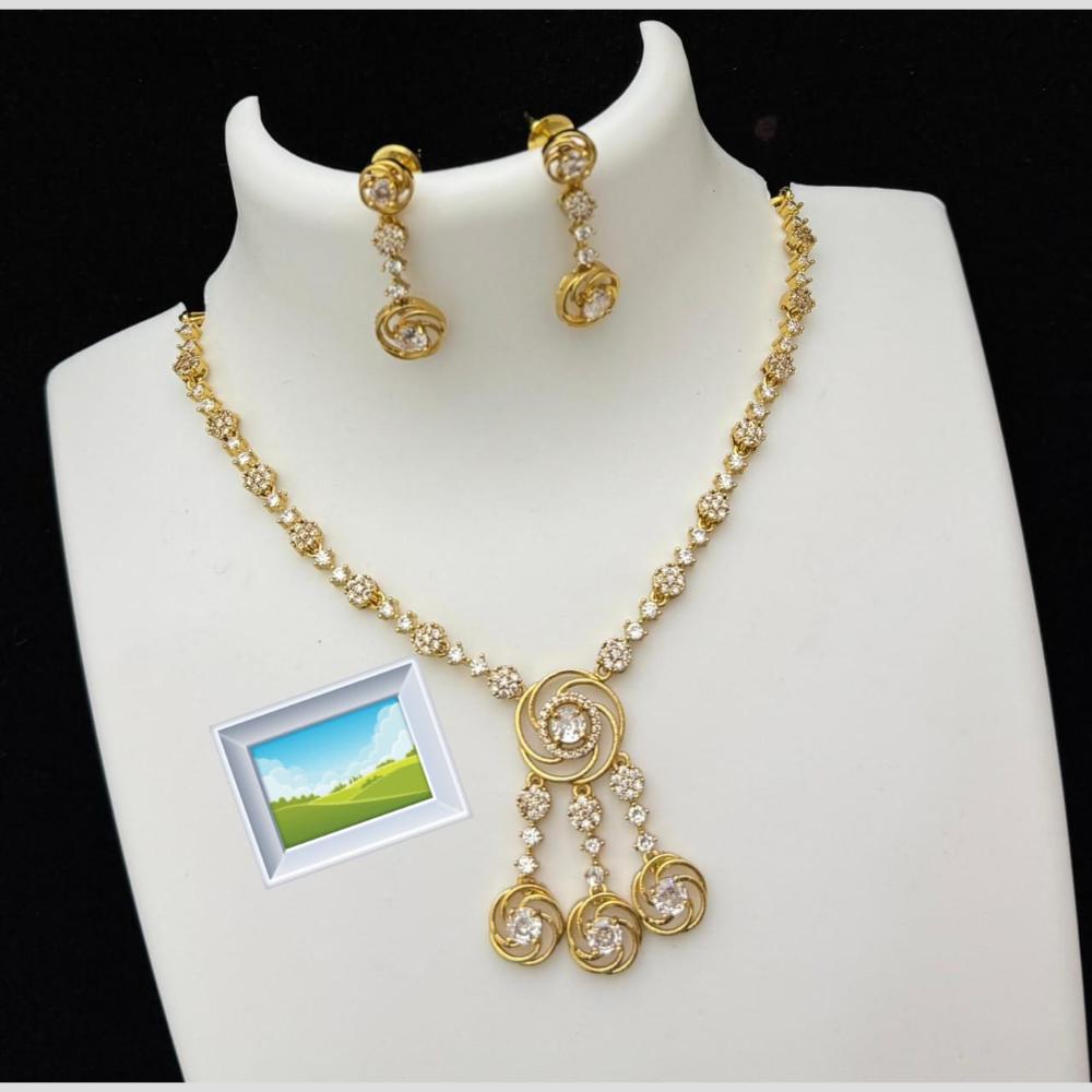 Manisha Jewellery Stylish Crystal Necklace Set for Women
