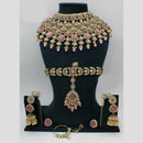 Manisha Jewellery Kundan Stone Mughal Majesty Grand Semi Bridal Necklace Set