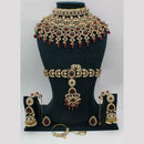 Manisha Jewellery Kundan Stone Mughal Majesty Grand Semi Bridal Necklace Set
