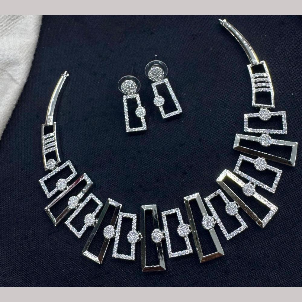 Manisha Jewellery Elegant  Austrian Stone Necklace Set