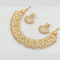 Manisha Jewellery Kundan and Beads Necklace Set