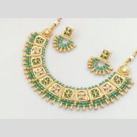 Manisha Jewellery Kundan and Beads Necklace Set