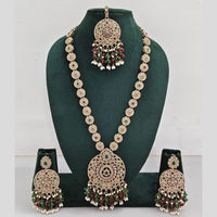 Manisha Jewellery Crystal And Pearl Long Necklace Set
