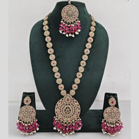 Manisha Jewellery Crystal And Pearl Long Necklace Set