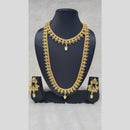 Manisha Jewellery Antique Double Layer with Pearl Drop Necklace Set