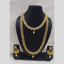 Manisha Jewellery Antique Double Layer with Pearl Drop Necklace Set