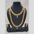 Manisha Jewellery Antique Double Layer with Pearl Drop Necklace Set