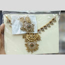Manisha Jewellery Traditional Temple Necklace Set with Dangling Drops