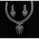 Manisha Jewellery Dazzling American Diamond  Necklace and Earrings