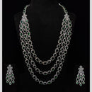 Manisha Jewellery Luxury Multi Layer American Diamond Necklace Set