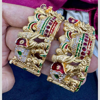 Manisha Jewellery Urban Heritage Elephants with Meenakari Touch Bangle Set