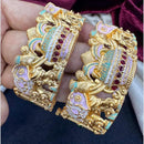 Manisha Jewellery Urban Heritage Elephants with Meenakari Touch Bangle Set
