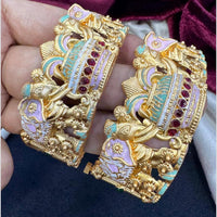 Manisha Jewellery Urban Heritage Elephants with Meenakari Touch Bangle Set
