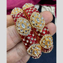 Manisha Jewellery Designer Austrian Stone and Meenakari Bangles Set 