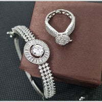 Manisha Jewellery Ring and Bracelet Combo Set  
