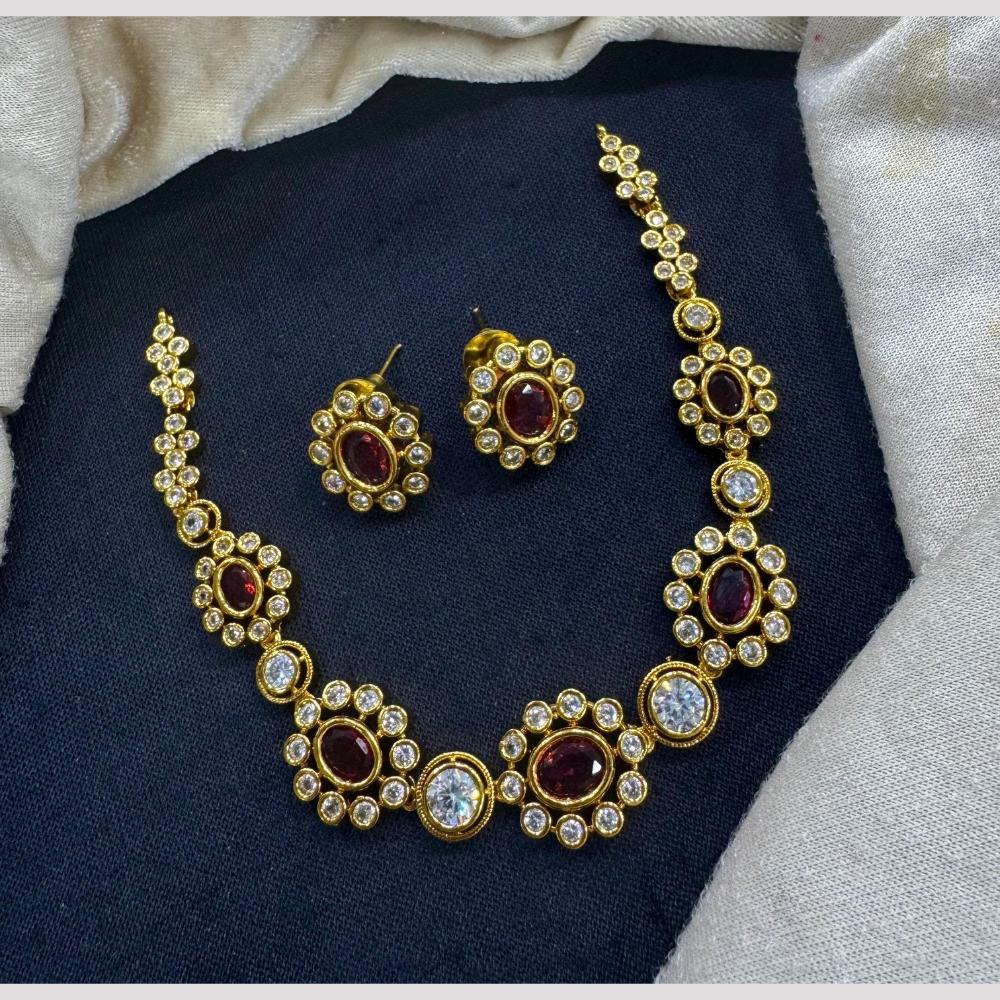 Manisha Jewellery Timeless Elegance Austrian Stone Necklace Set