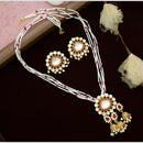 Manisha Jewellery Royal Charm Kundan and Pearl Necklace Set