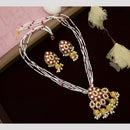 Manisha Jewellery Royal Charm Kundan and Pearl Necklace Set