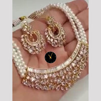 Manisha Jewellery Dazzling Crystal Elegance Austrian Stone Necklace Set for Women