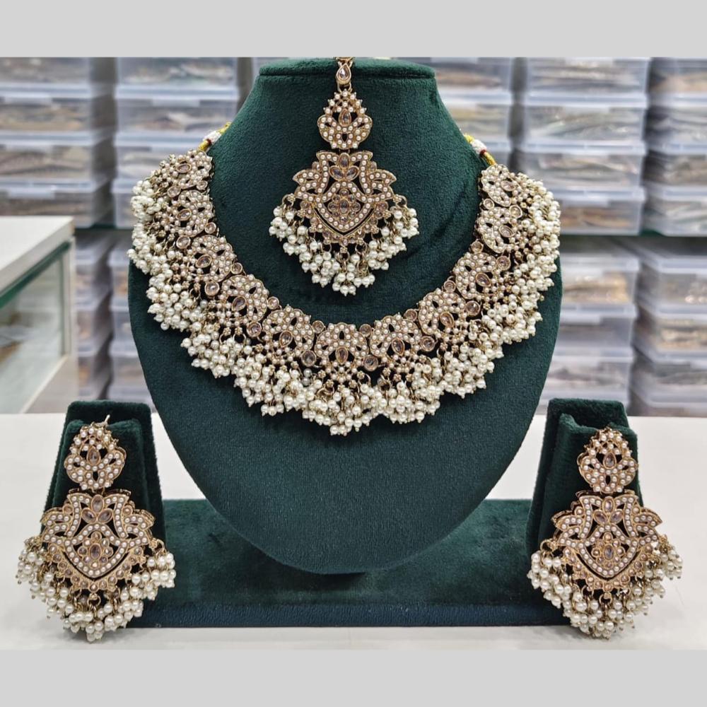 Manisha Jewellery Designer Kundan Necklace Set Ethnic Indian Wedding Jewelry