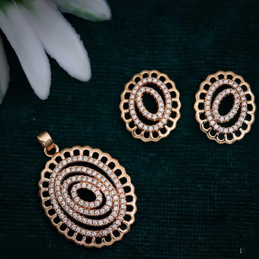 Manisha Jewellery Timeless Austrian Stone Pendant Necklace – Graceful Jewellery