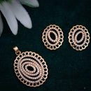 Manisha Jewellery Timeless Austrian Stone Pendant Necklace – Graceful Jewellery