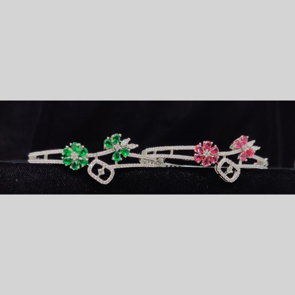 Manisha Jewellery Sparkling American Diamond Openable Bracelet